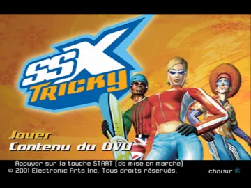 SSX Tricky screen shot title